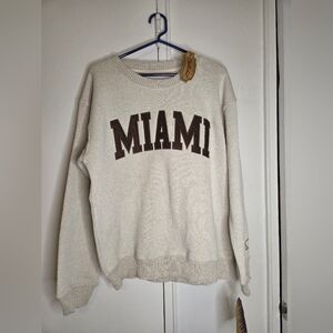 Miami Textured Cream Sweater